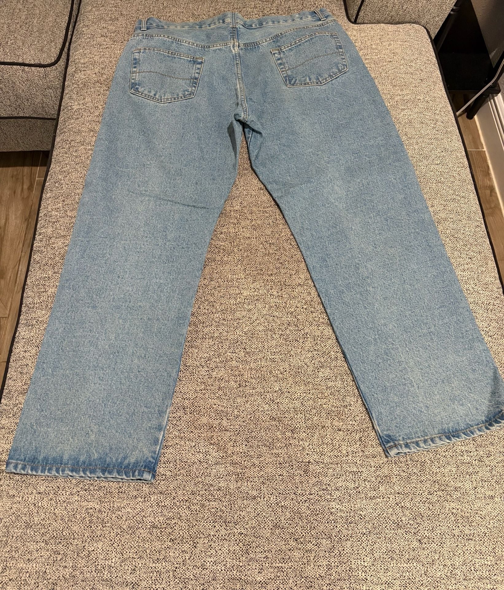 079-Clearwater Outfitters Jeans Size 40x32 Light Wash Cotton Denim 5