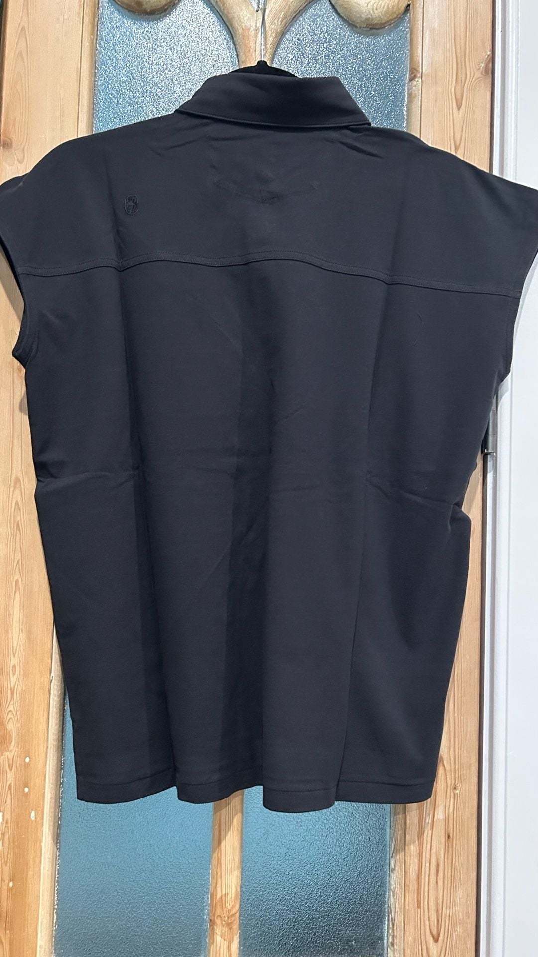 Figs Technical Pique Ella Scrub Polo Size Sm Black New 3