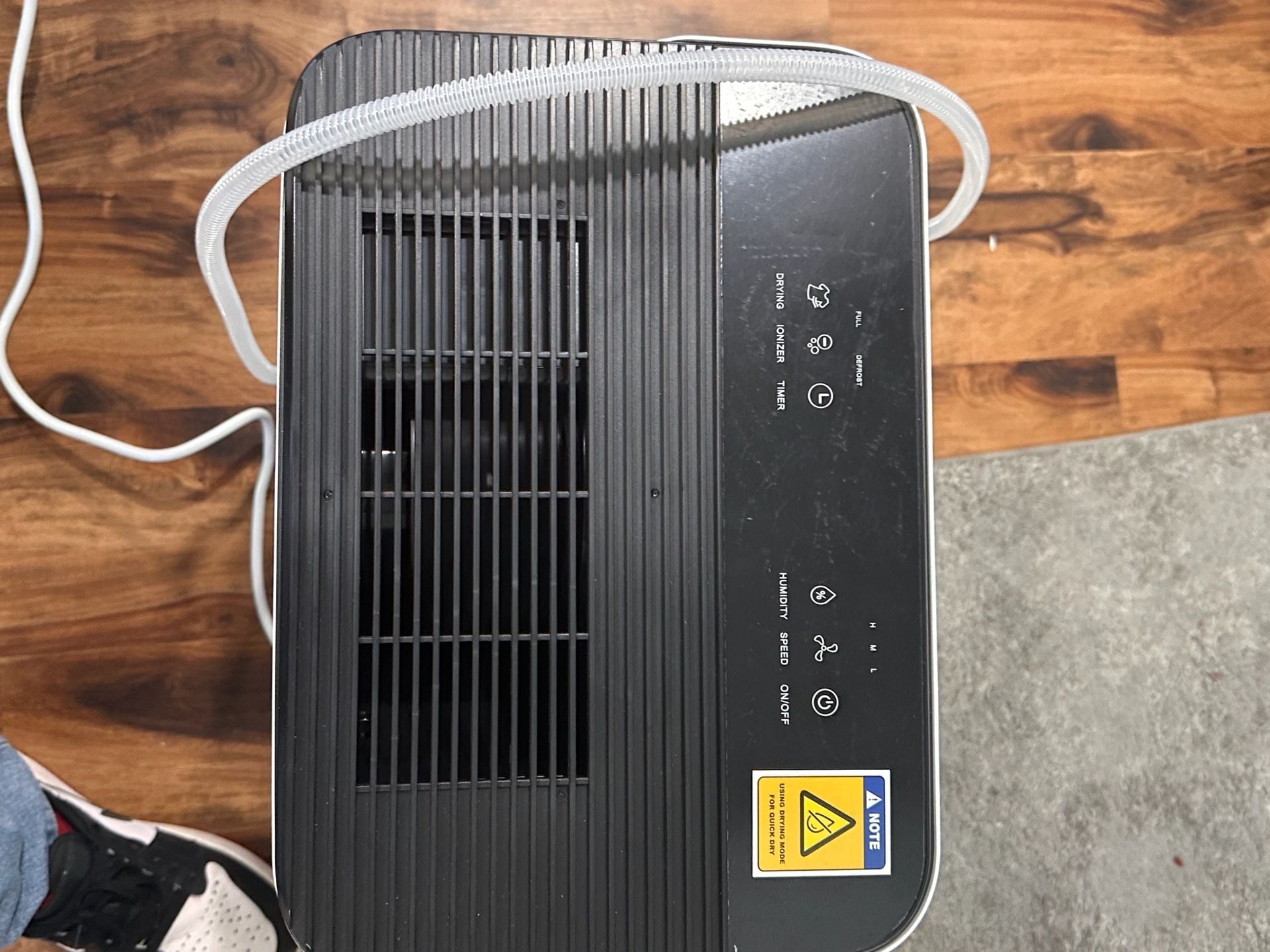 Airplus Portable Dehumidifier White Black Digital Display 1