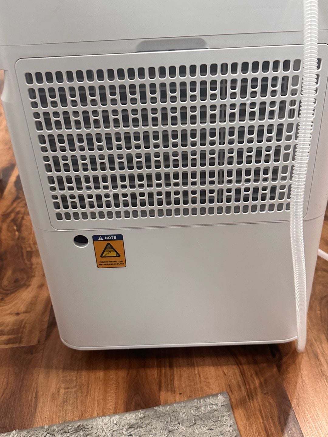 Airplus Portable Dehumidifier White Black Digital Display 4
