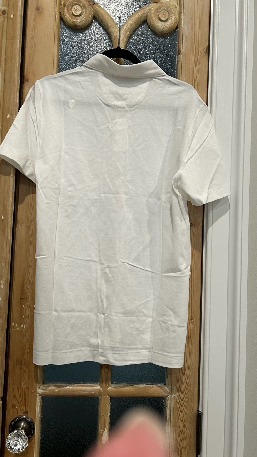 Figs Technical Pique Scrub Polo Size XL White Pocket Shirt New 3