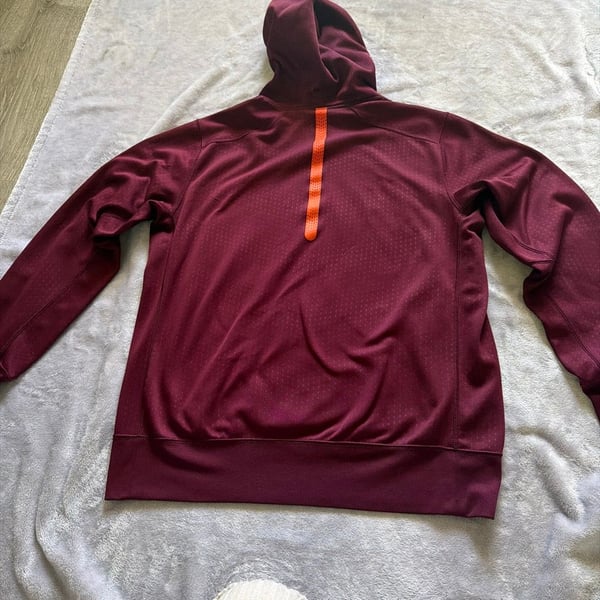 Nike Virginia Tech Hokies Therma-Fit Hoodie Size L Maroon