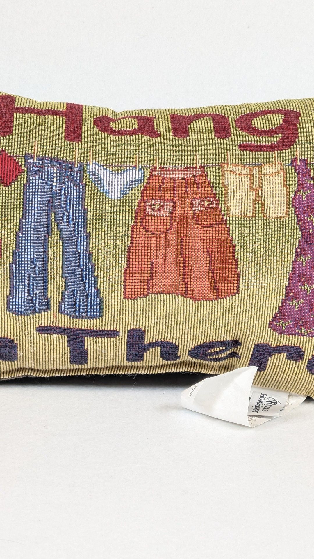 Riddle Home & Gift Hang in There Tapestry Pillow Cottagecore Kitsch Accent 3