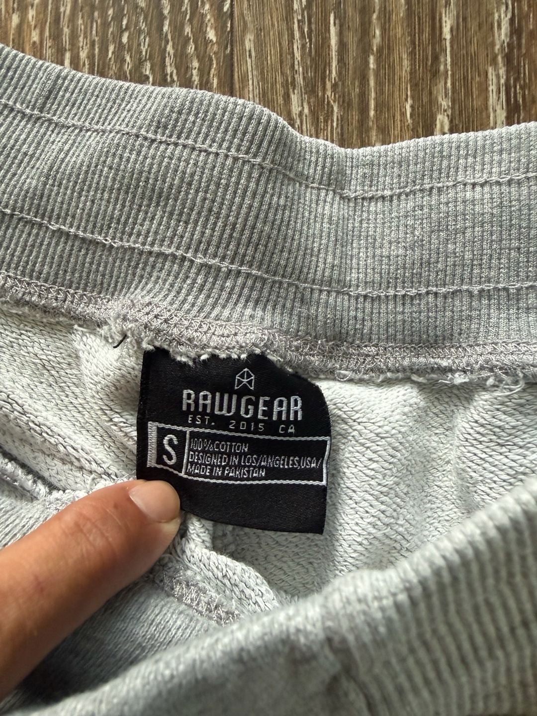 Rawgear Sweatshorts Size S Grey Cotton 3