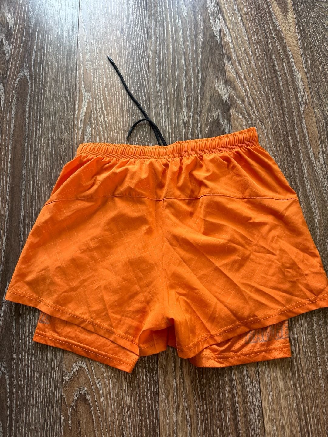 RawGear Men's Orange 2-in-1 Gym Shorts 8