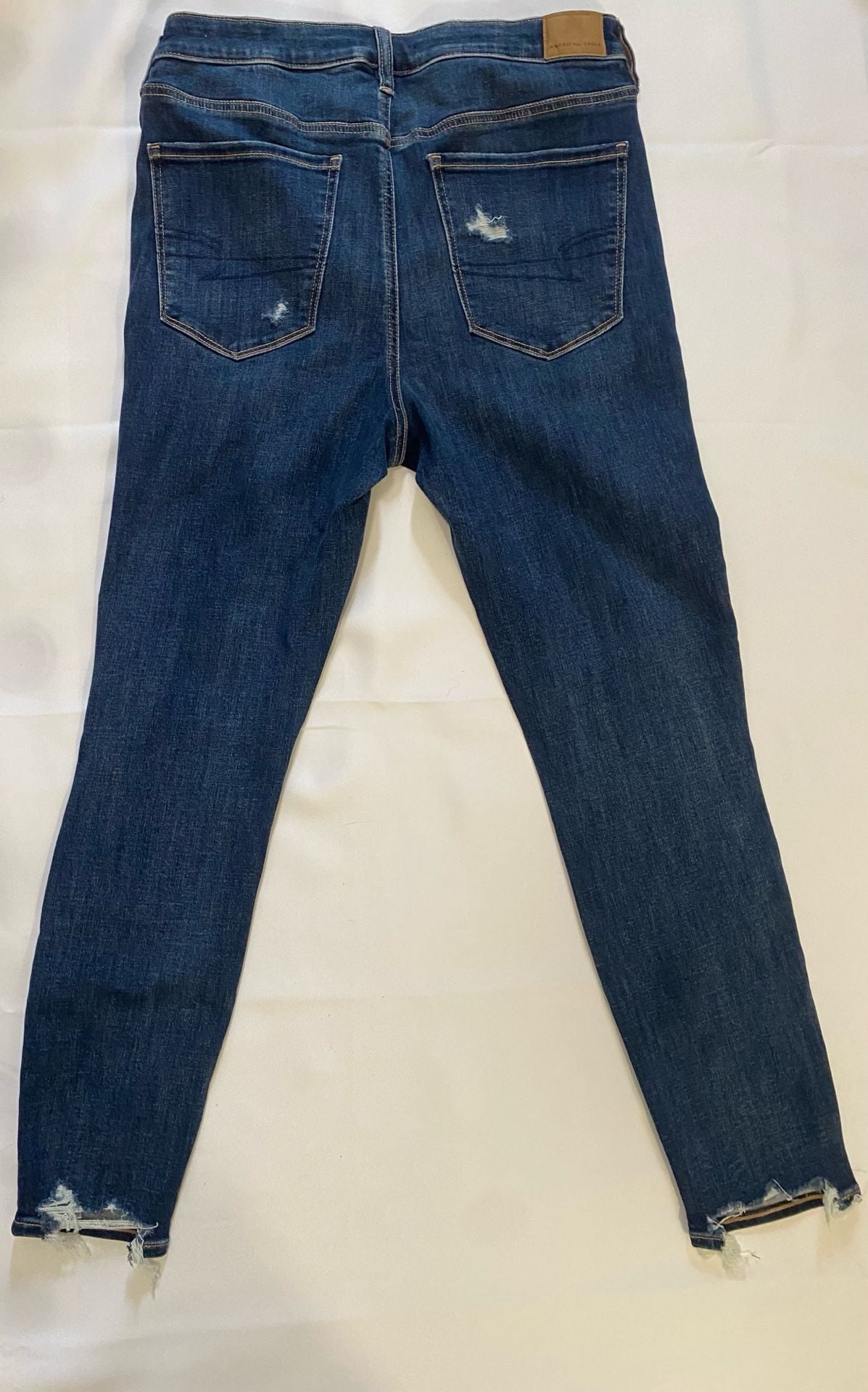 American Eagle Next Level Stretch Jeans Size 12 Distressed Skinny 3