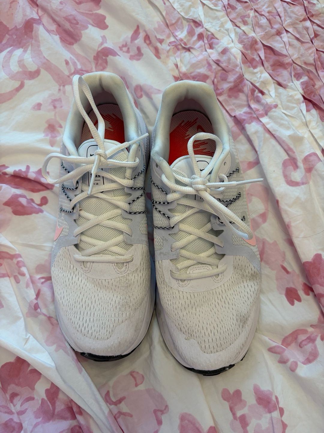 Nike Zoom Span 3 Size 9 White Pink Running Shoes CQ9267-105 2