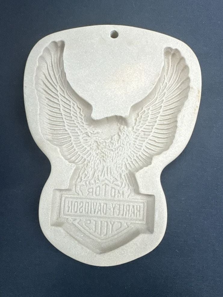 Rare full set Harley-Davidson 1992 Ceramic Cookie Molds Lot of 4 USA 12
