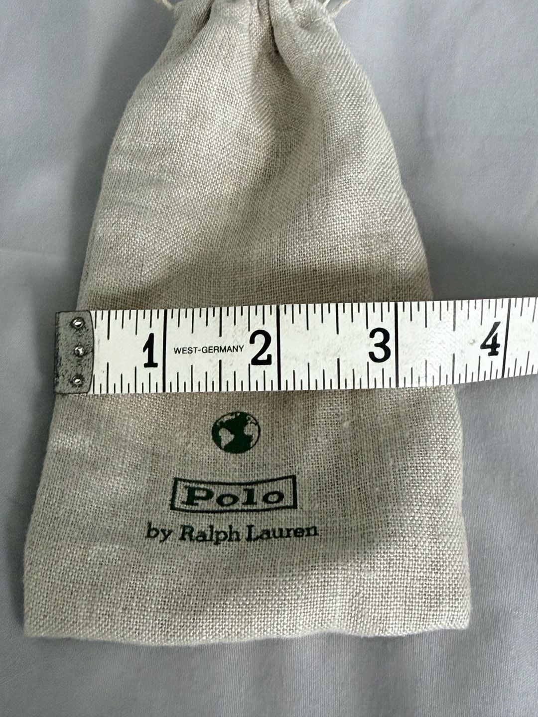 Polo By Ralph Lauren Drawstring Dust Bag Small Beige Linen 5