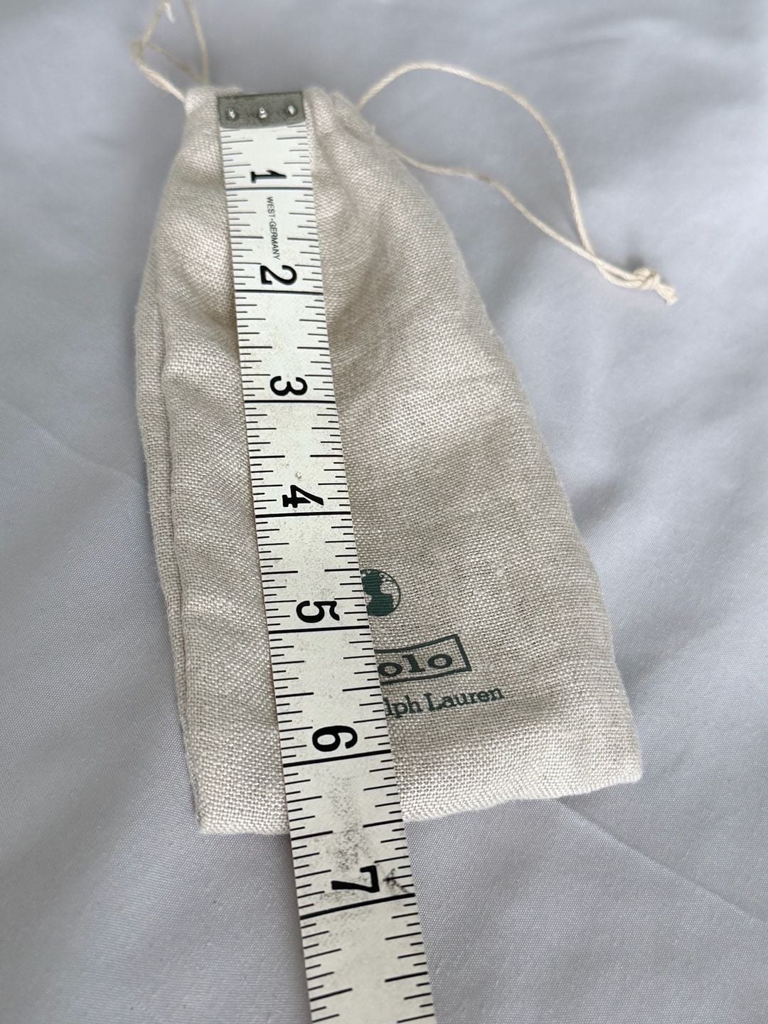 Polo By Ralph Lauren Drawstring Dust Bag Small Beige Linen 6