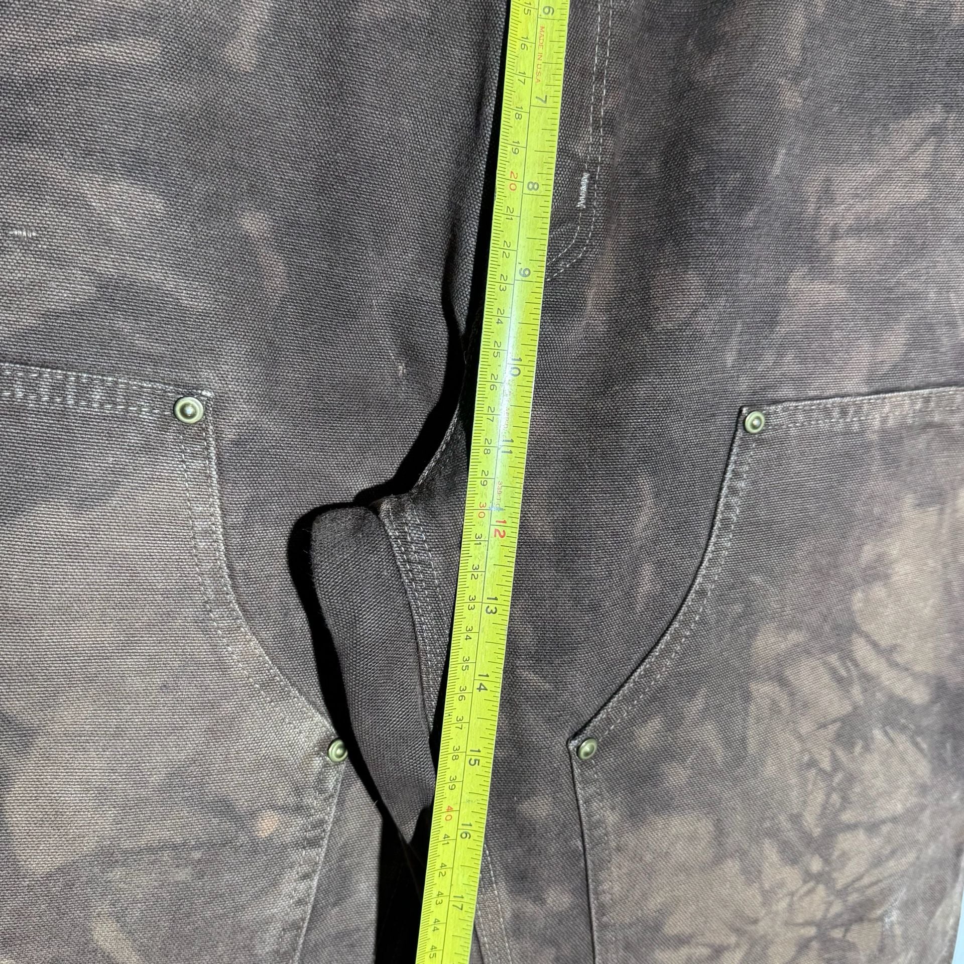 Carhartt Double Knee Workwear Skater Y2K Style Pants 32x34 Brown Made In USA 8