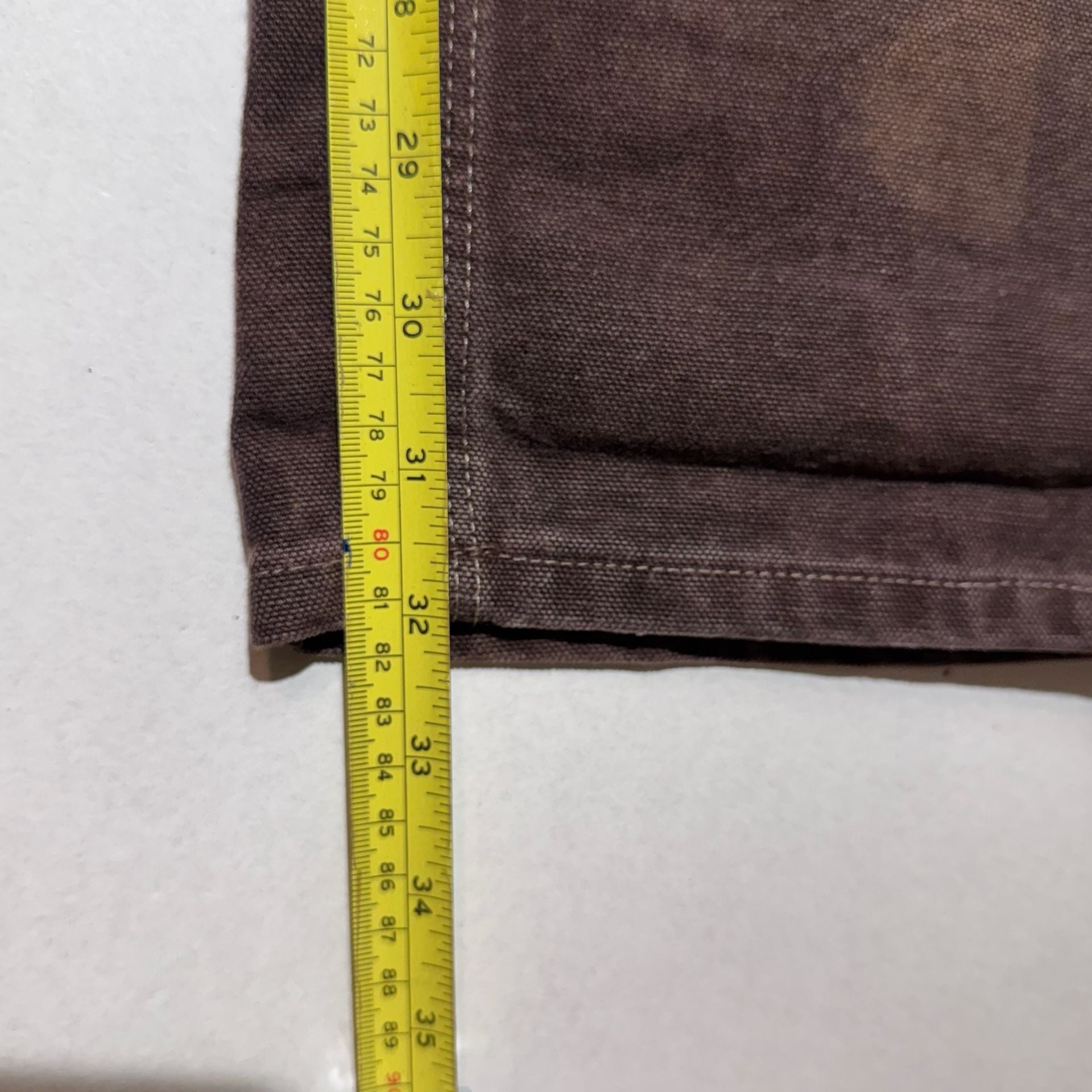 Carhartt Double Knee Workwear Skater Y2K Style Pants 32x34 Brown Made In USA 9