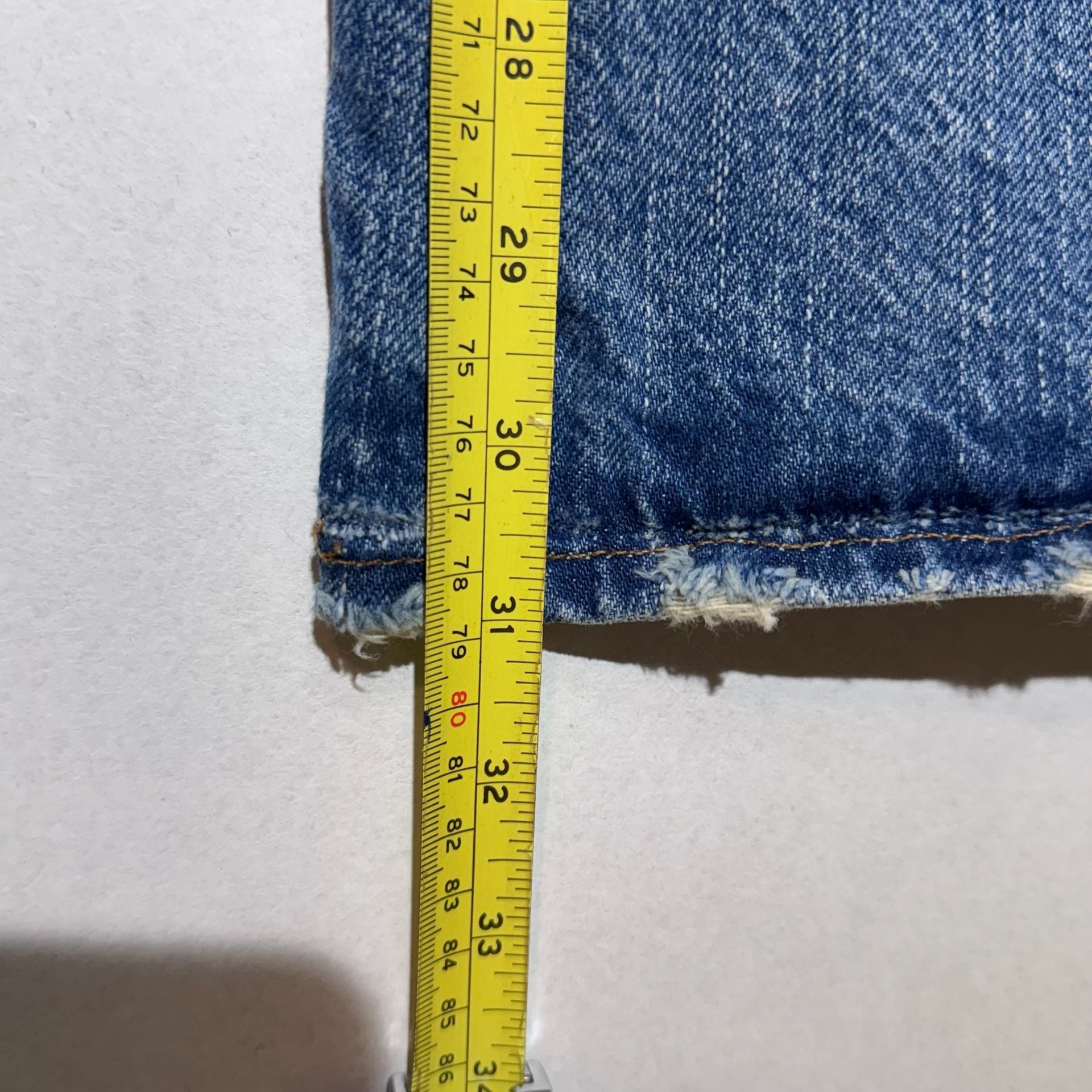 Vintage Bullhead Denim Co Super Baggy Y2K Skater Wide leg Jeans Sz 33x32 8