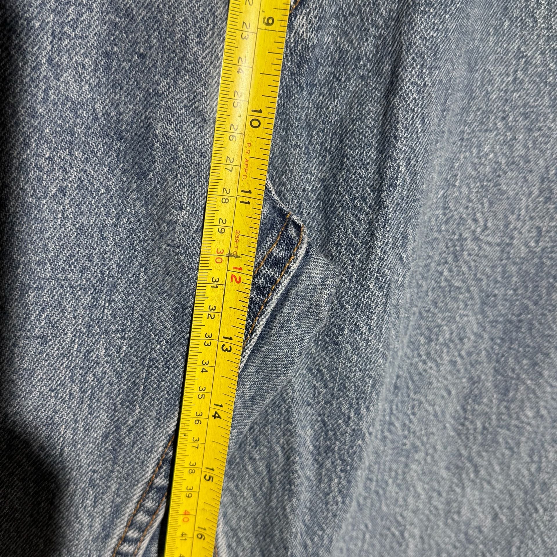Vintage 90’s Levi's 505 Straight Jeans 34x32 Blue Denim Regular Fit Made in USA 8