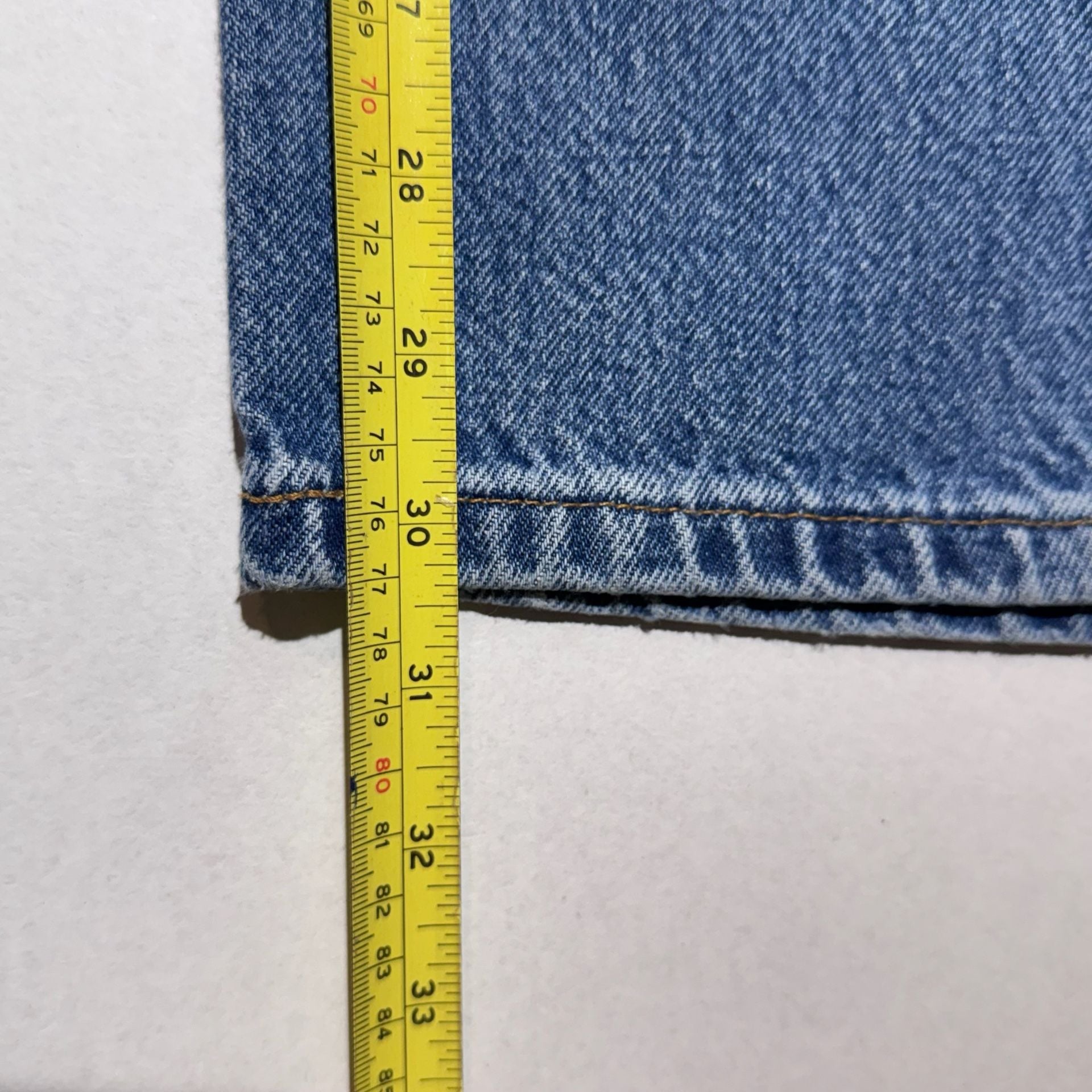 Vintage 90’s Levi's 505 Straight Jeans 34x32 Blue Denim Regular Fit Made in USA 9