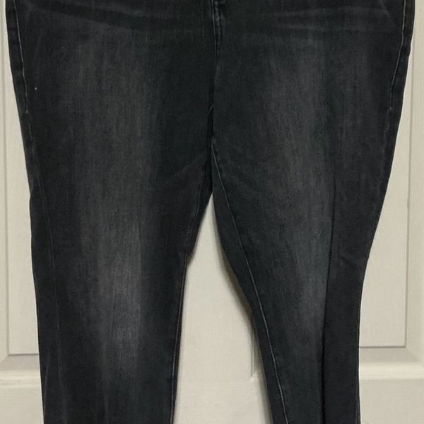 Cabi Jeans Black Denim Skinny Pants Size 18
