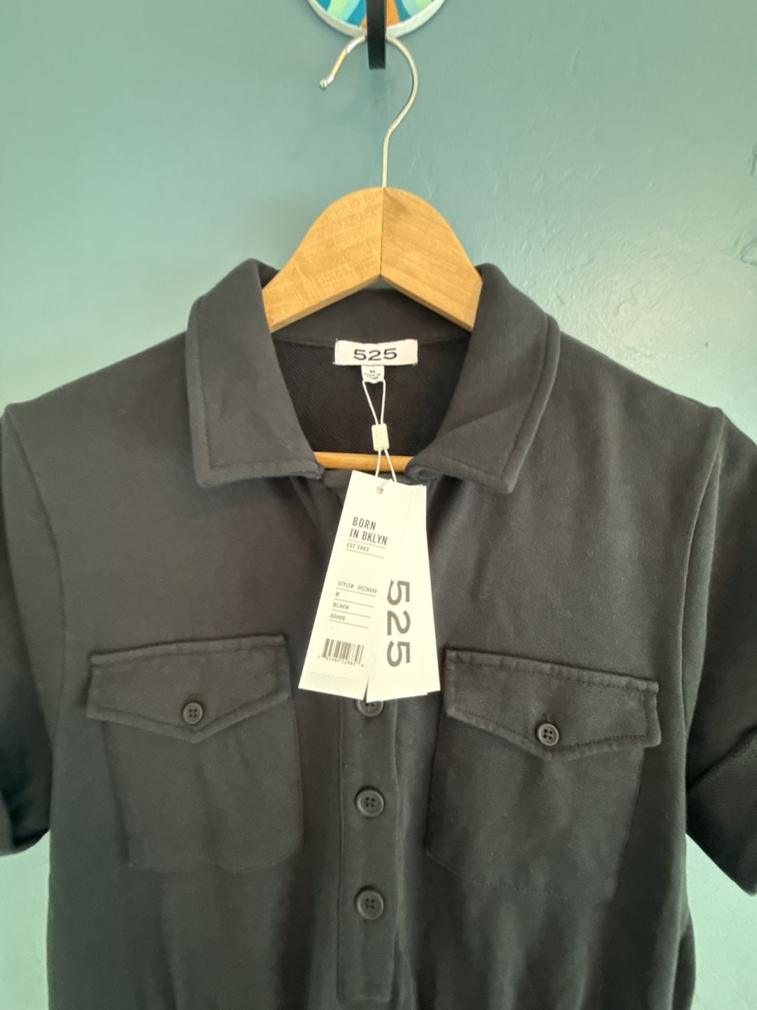 525 Utility Jumpsuit Size M Black 5