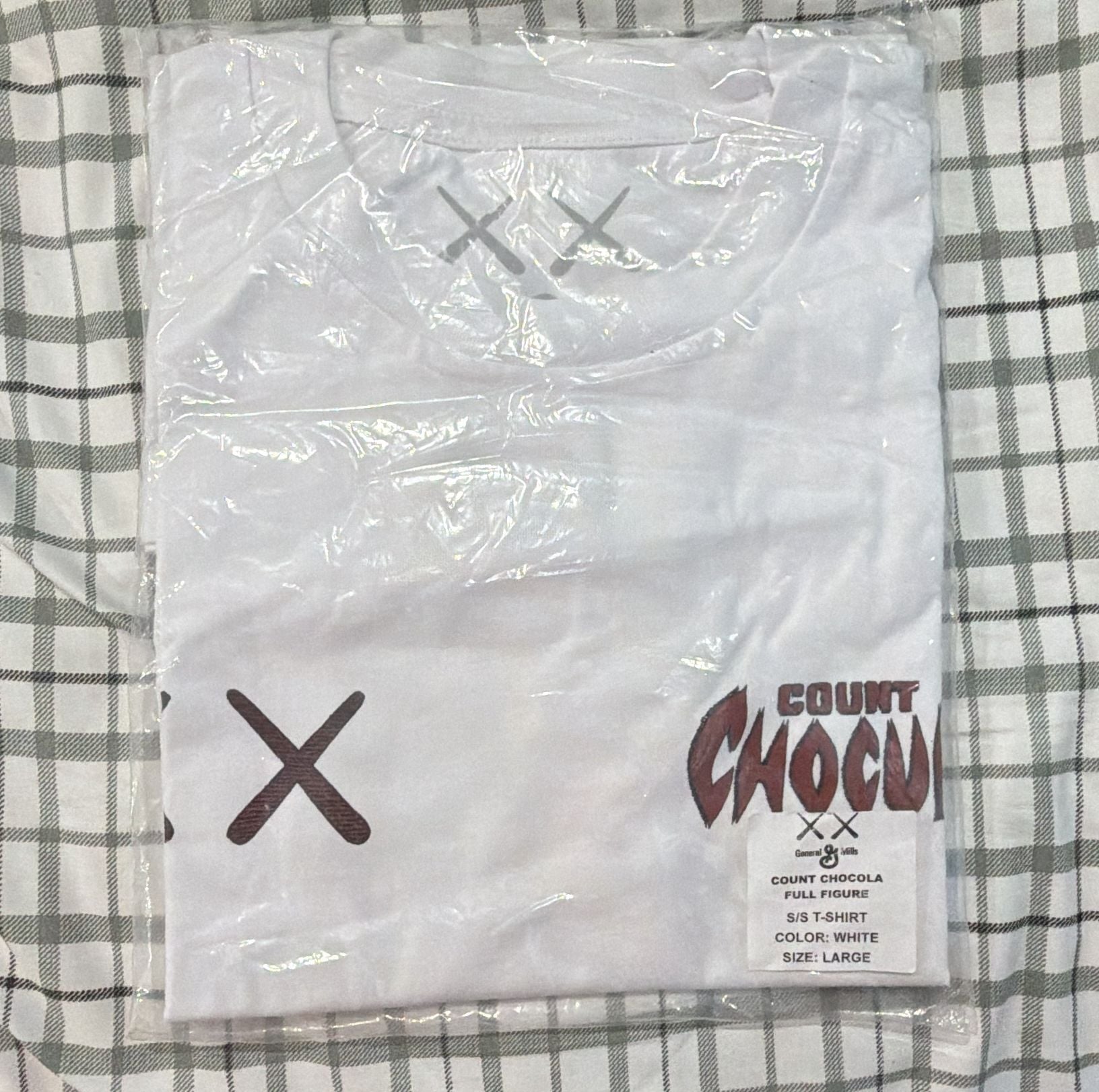 KAWS x General Mills Count Chocula Full Figure T-Shirt Size Large White 3