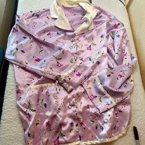 Vintage Victoria's Secret Floral Satin Pajama Set