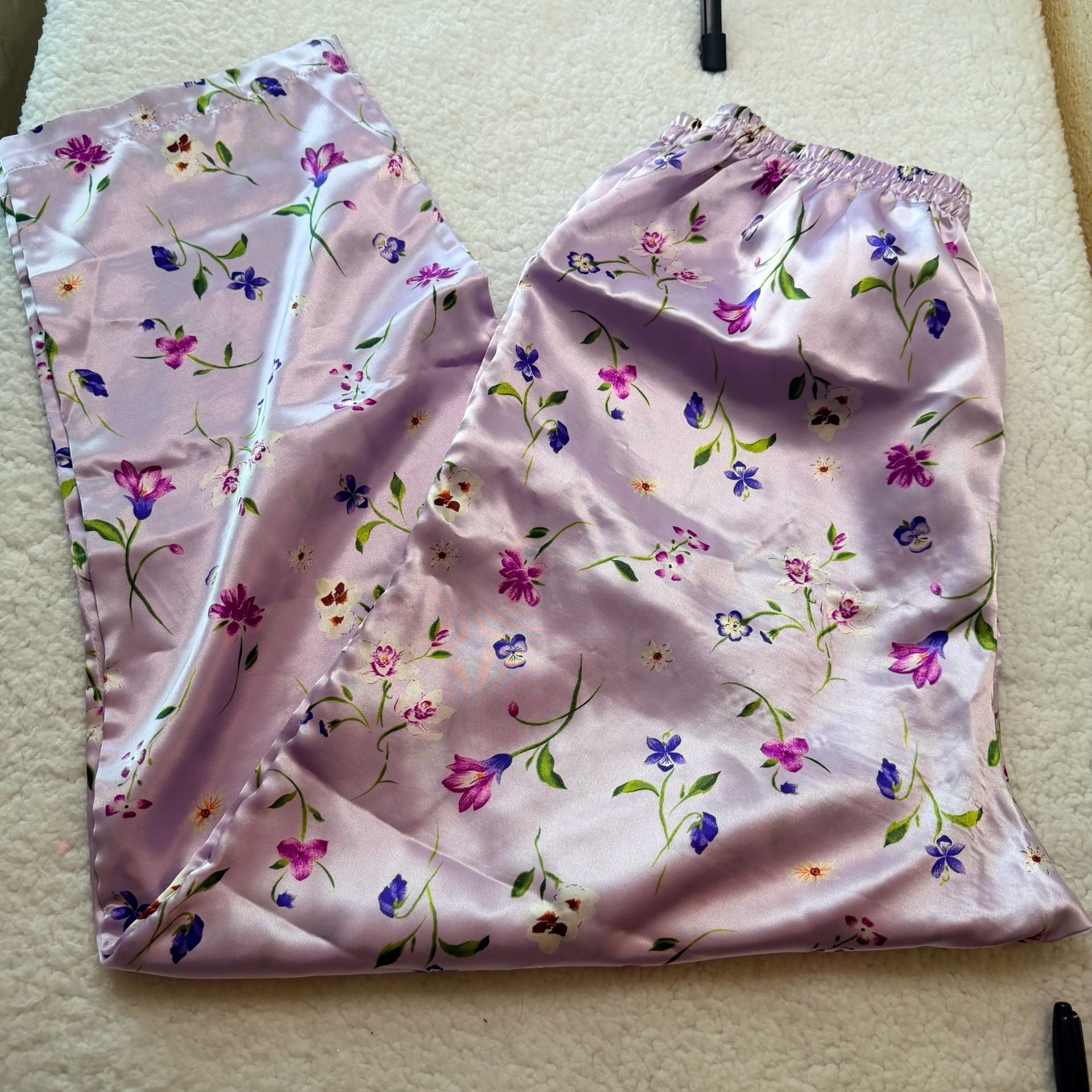 Vintage Victoria's Secret Floral Satin Pajama Set 3