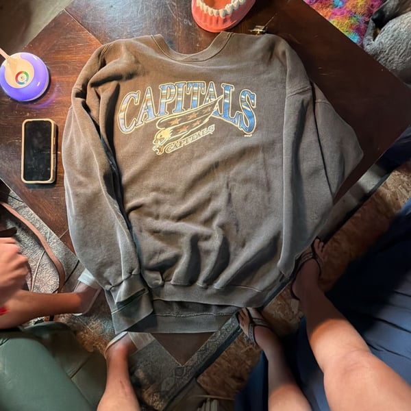 Starter Washington Capitals Sweatshirt XX Large Vintage NHL