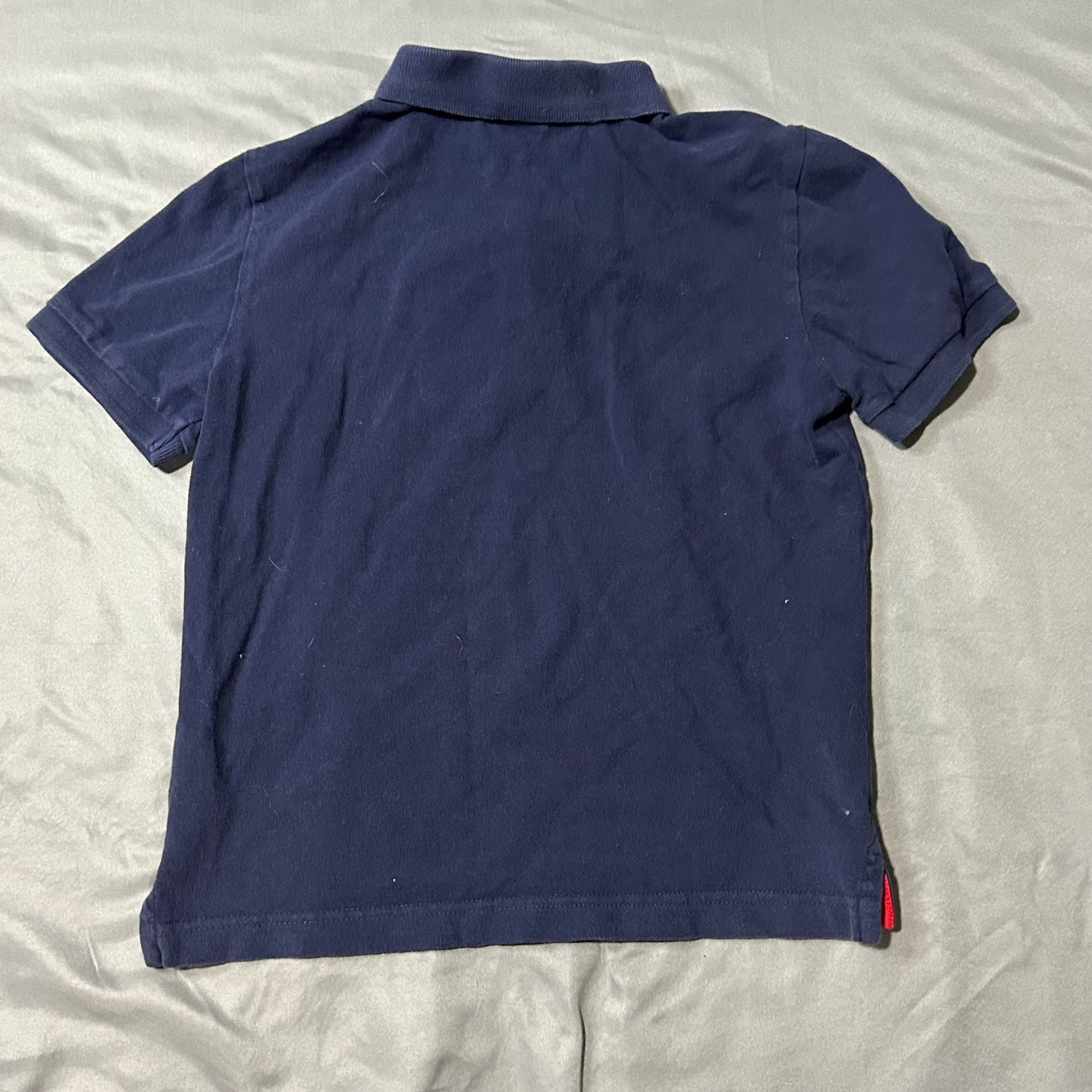 U.S. Polo Assn. Short Sleeve Polo Shirt Navy Red Child Size 3