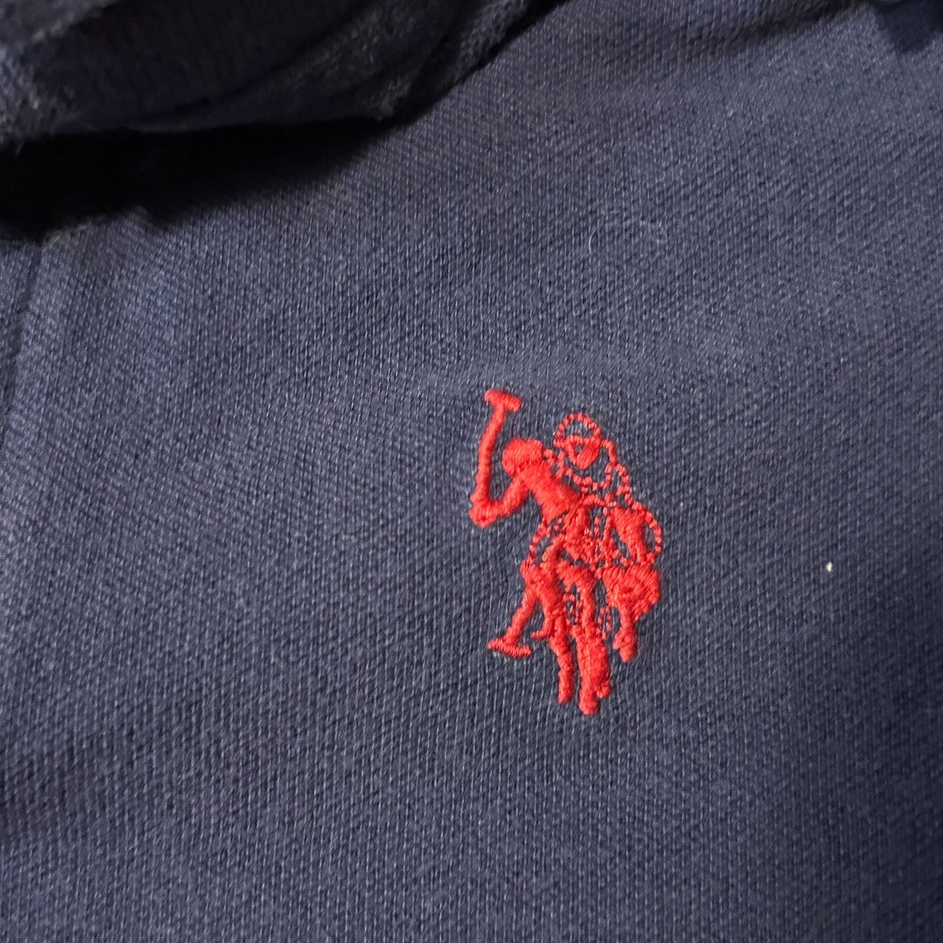 U.S. Polo Assn. Short Sleeve Polo Shirt Navy Red Child Size 5