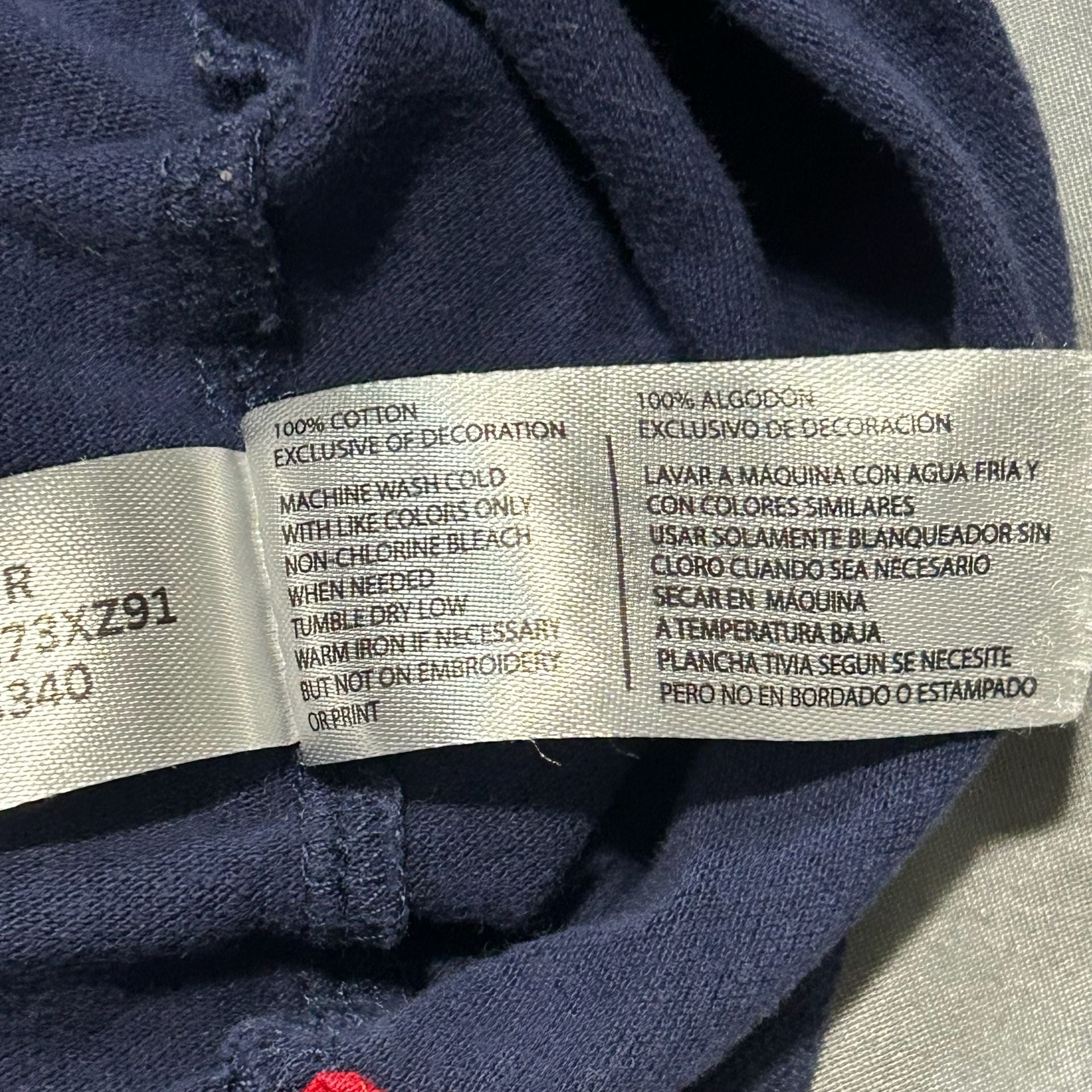 U.S. Polo Assn. Short Sleeve Polo Shirt Navy Red Child Size 11