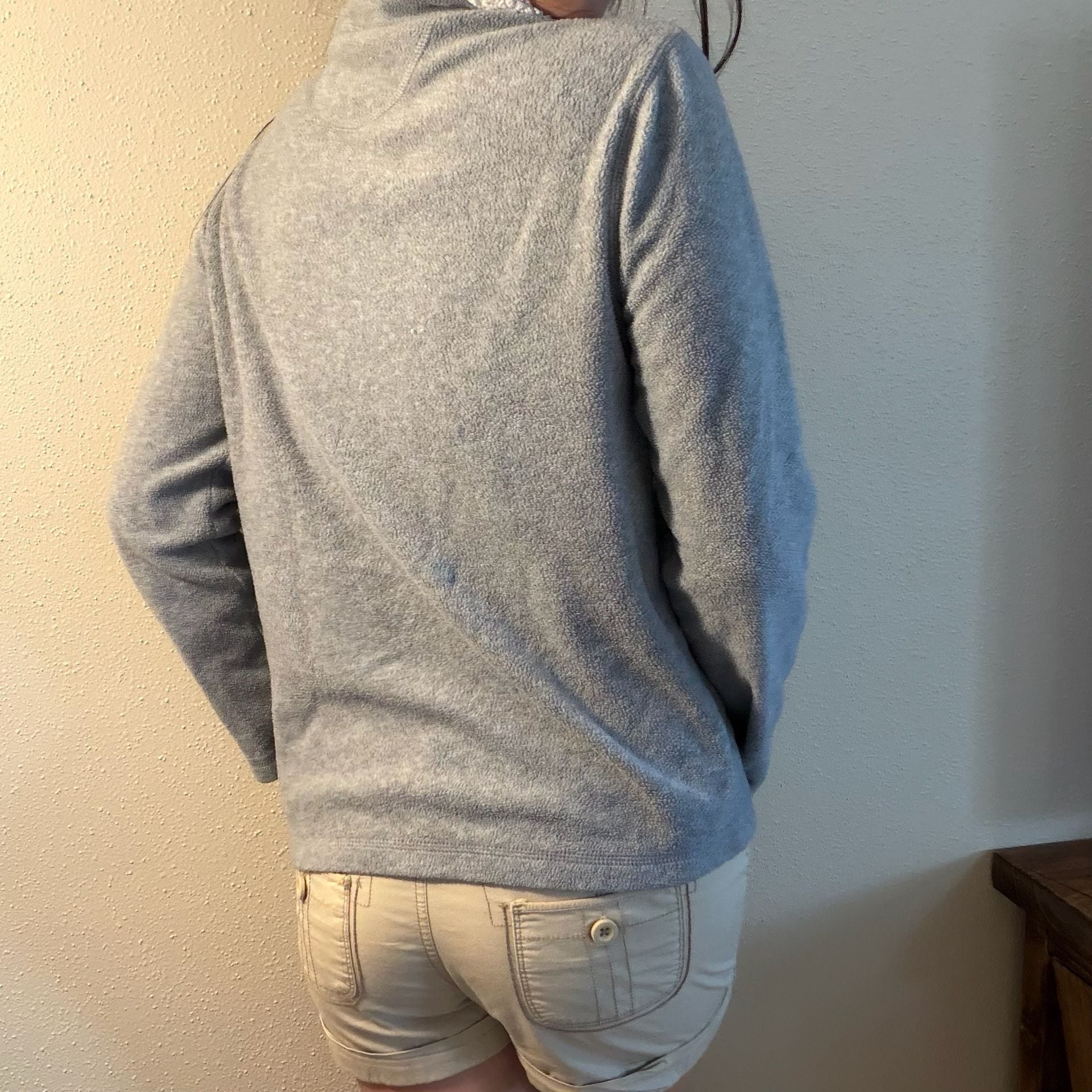 Banana Republic Bulldog Sweater Size XS Gray Frenchie Dog Graphic Pullover 5