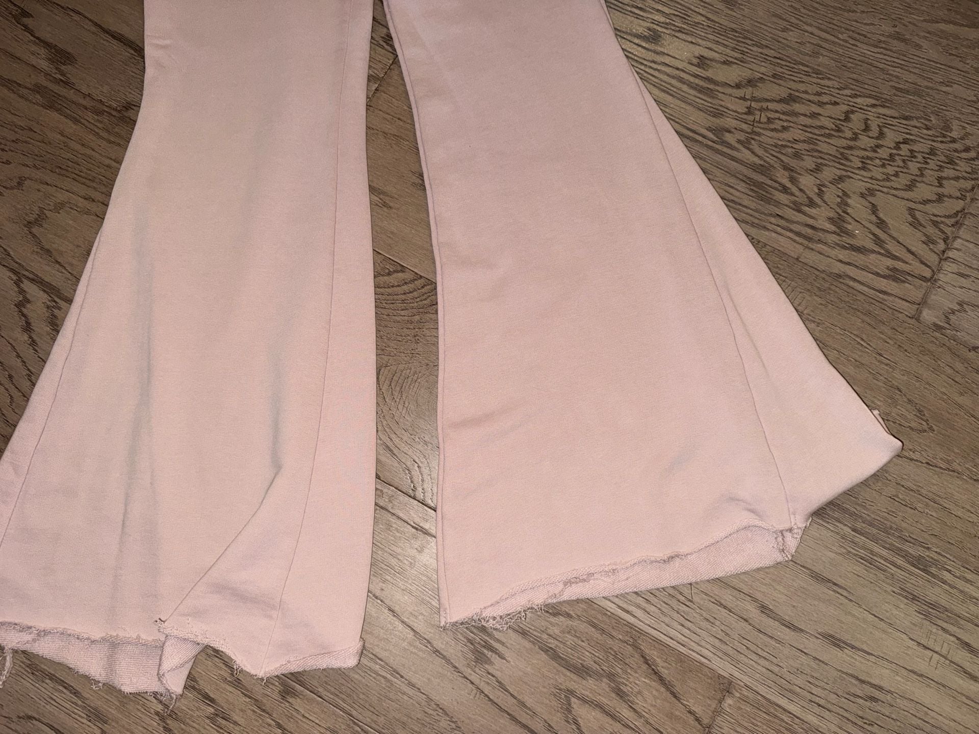 Wild Fable Zip Up Hoodie & Flare Sweatpants Set Size S Pink 5