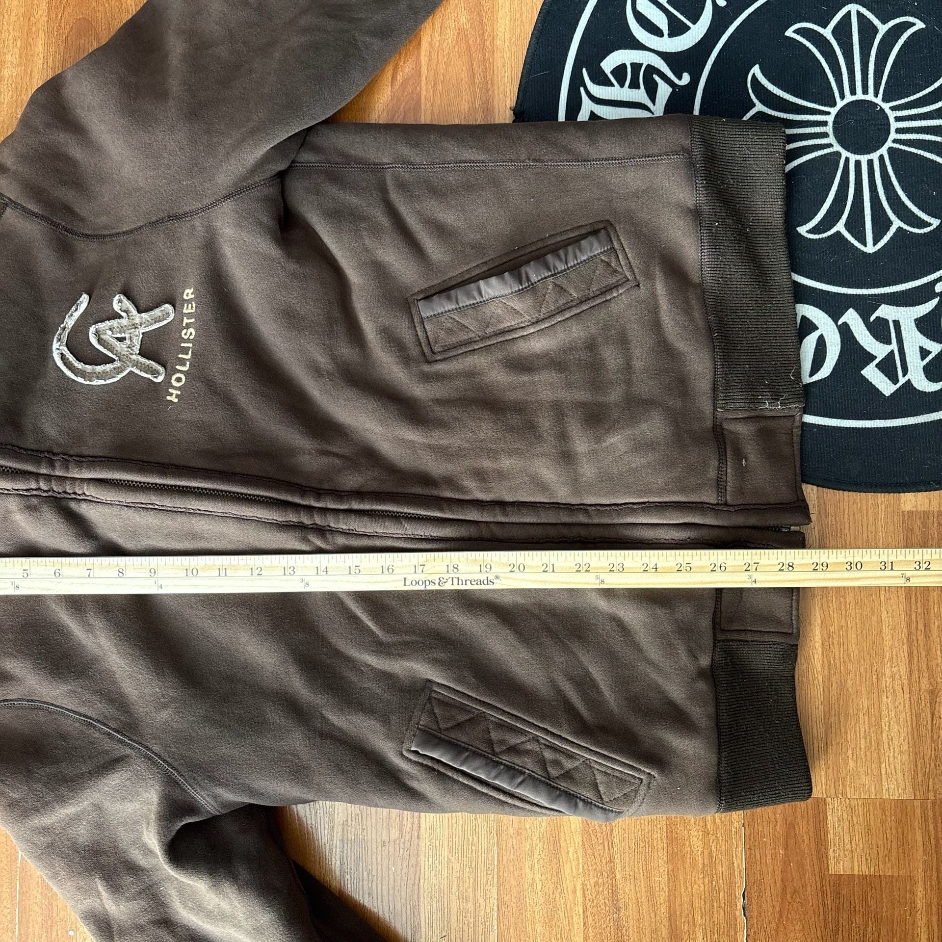 Y2K Hollister Cabrillo Beach Jacket Brown XL 7