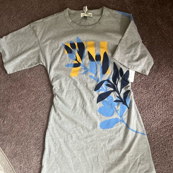 Anthropologie Daily Practice Short-Sleeve Mini T-Shirt Dress