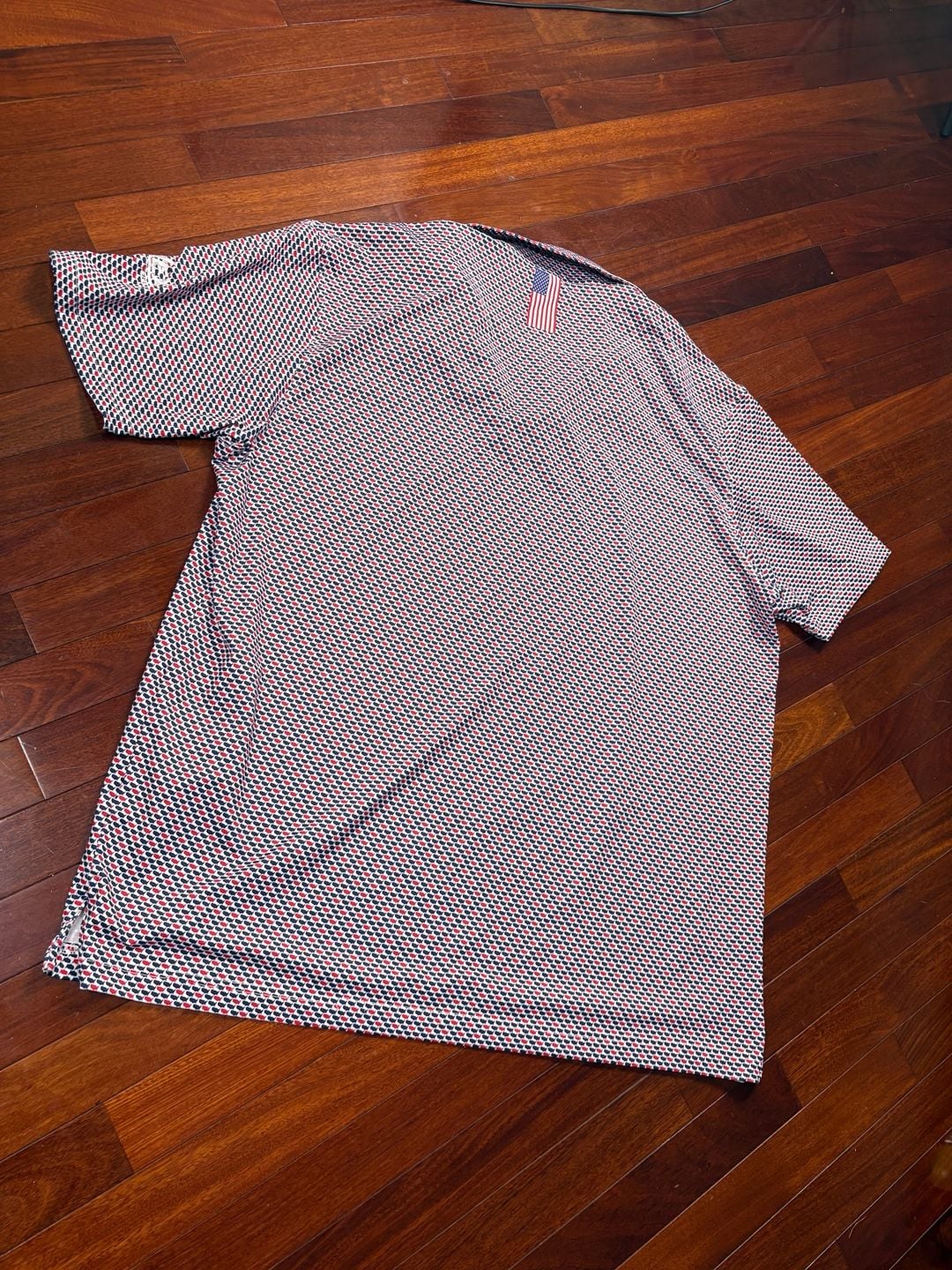 Rhoback USA Map Print Performance Golf Polo Men’s XXL 6