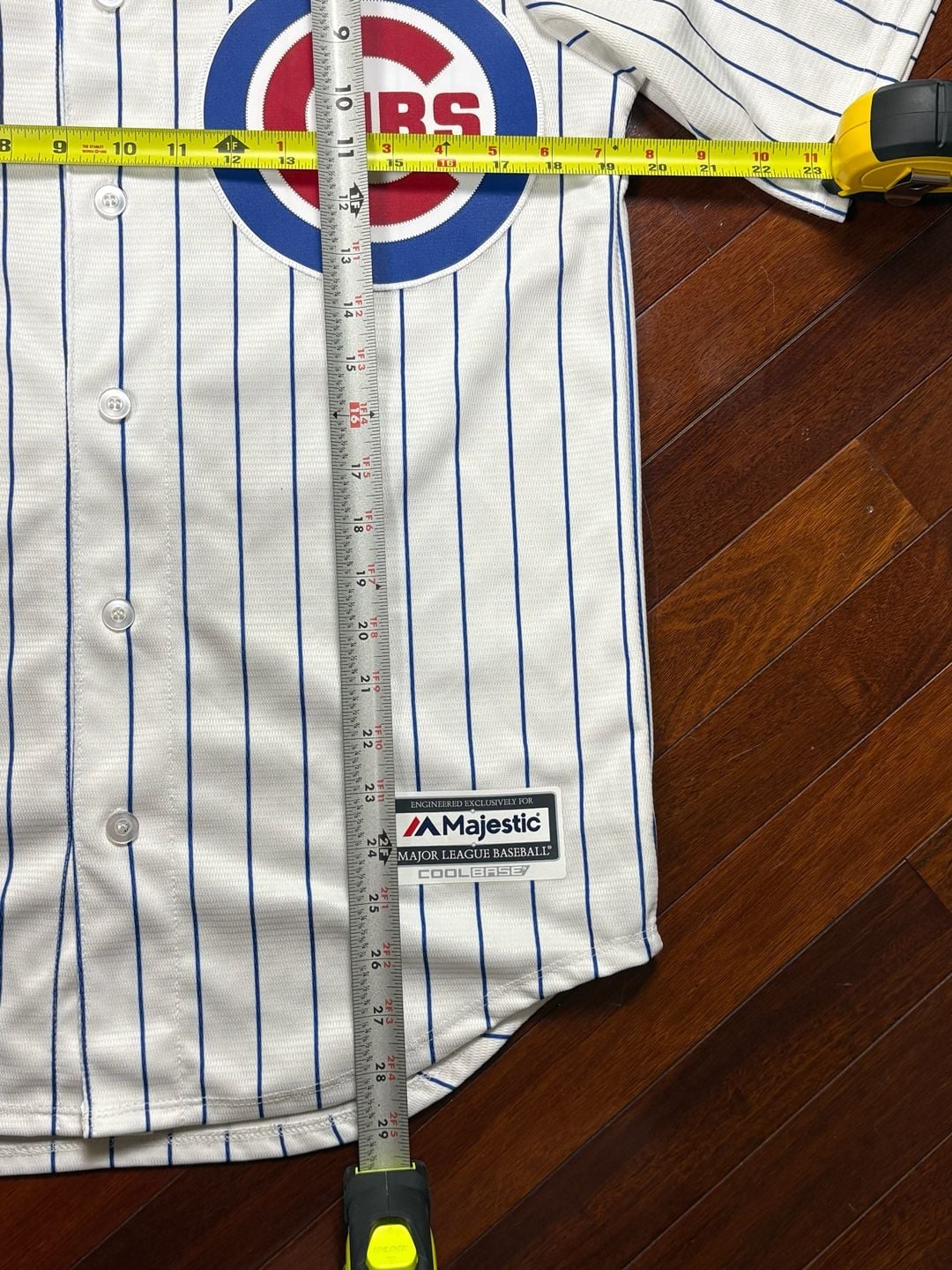 Majestic Chicago Cubs Kris Bryant #17 Pinstripe Jersey Men’s Small 6