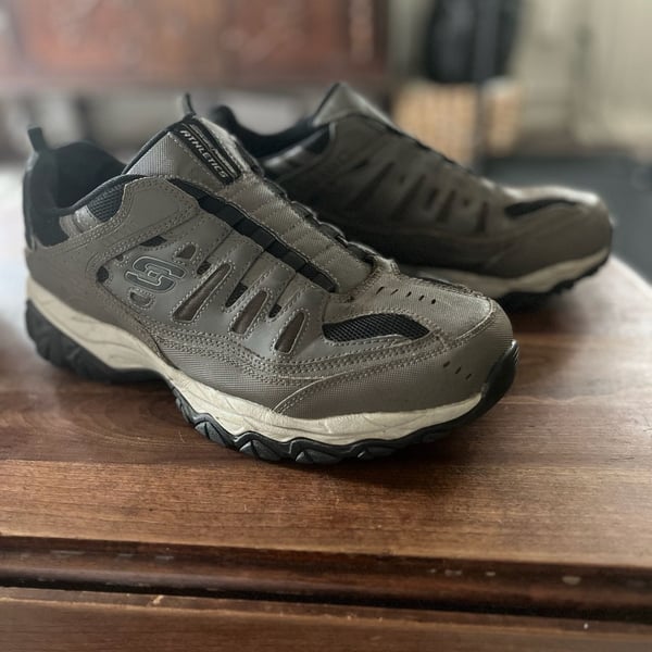 Skechers After Burn M Fit Ridgeburn Athletic Shoes Size 10.5 Brown