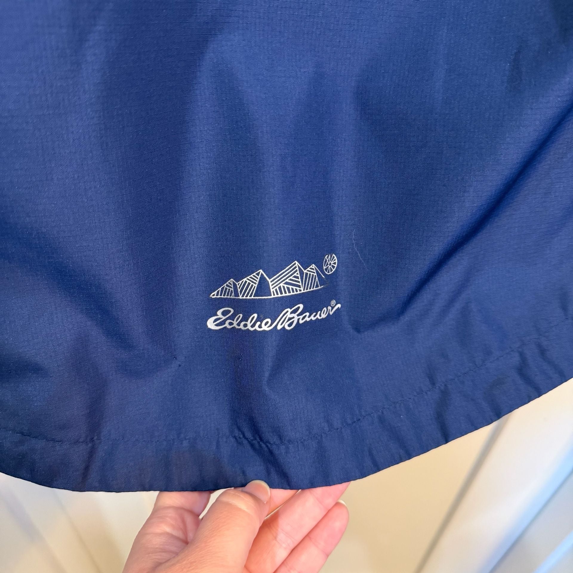 Eddie Bauer Windbreaker Jacket Size S (7/8) Blue 8