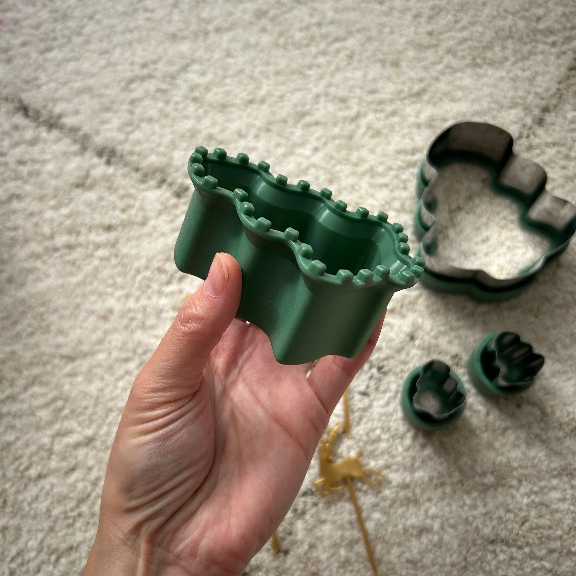 Christmas Tree Cookie Cutters And Picks Set 4