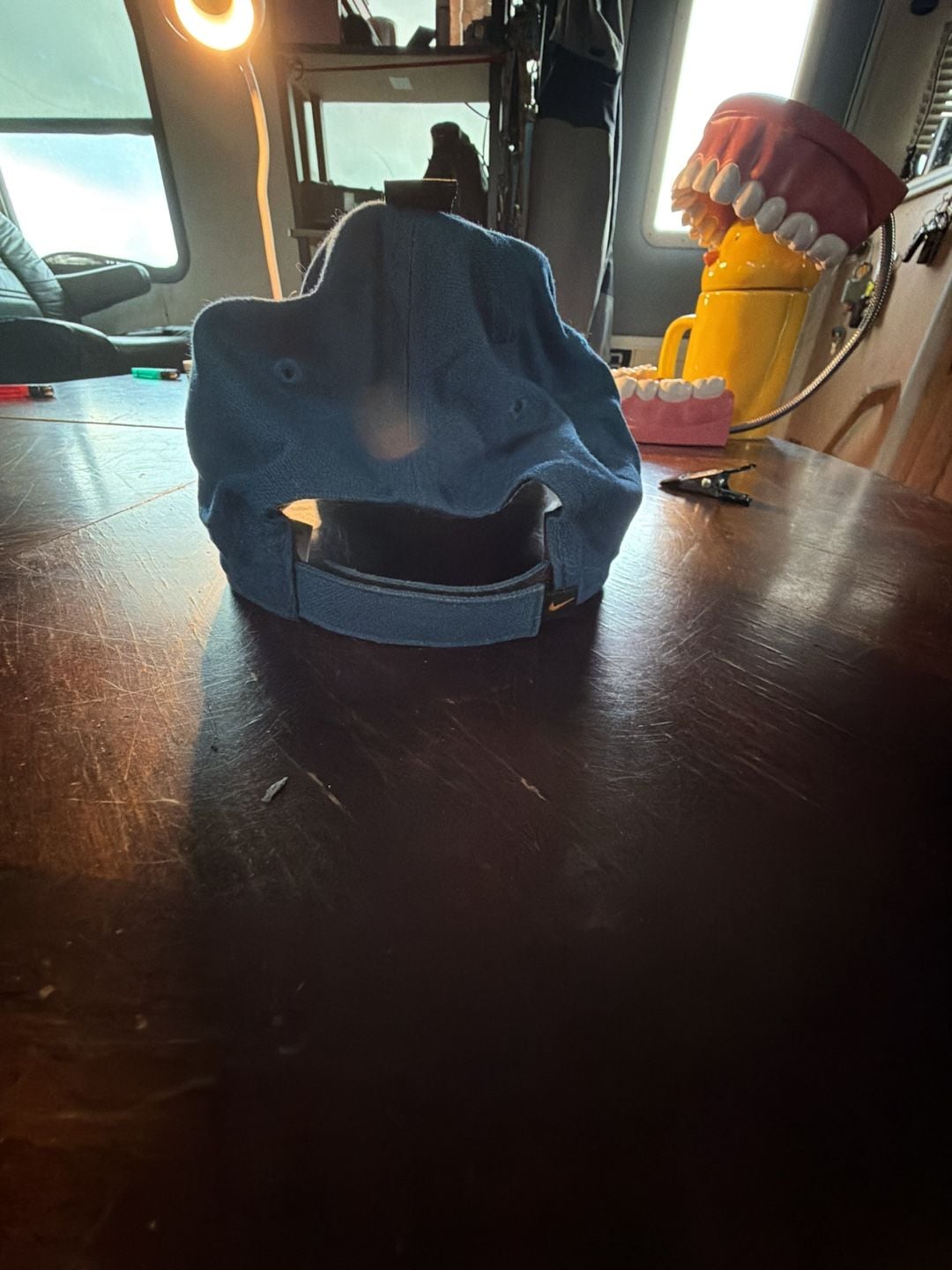 Nike Tailwind Mesh Adjustable Hat Blue Yellow Strapback 4