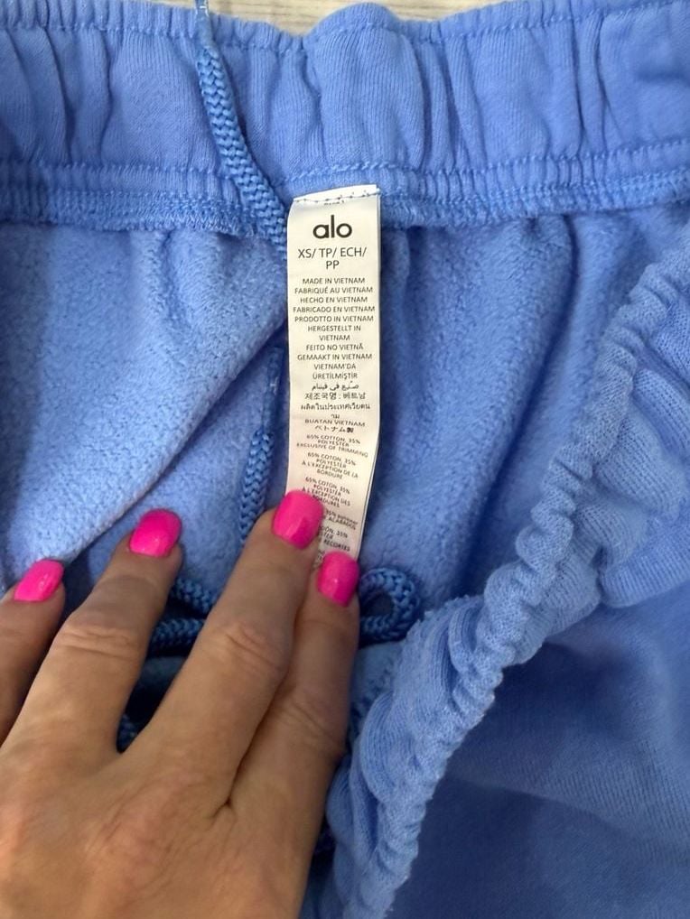 Alo Yoga Accolade Sweatpants Size XS Crystal Clear Blue 7