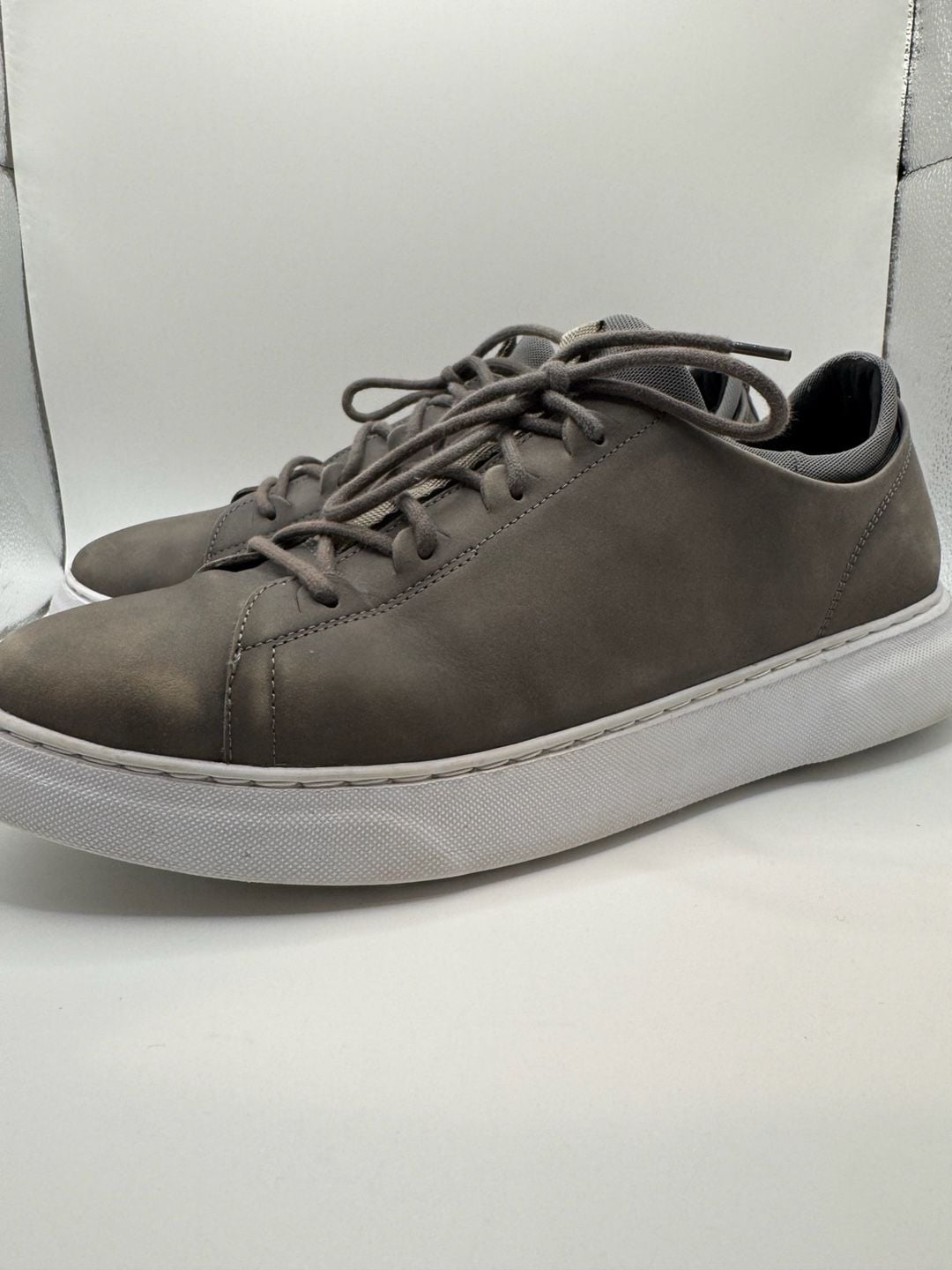 Samuel Hubbard Flight Sneakers Gray Leather 10.5 4
