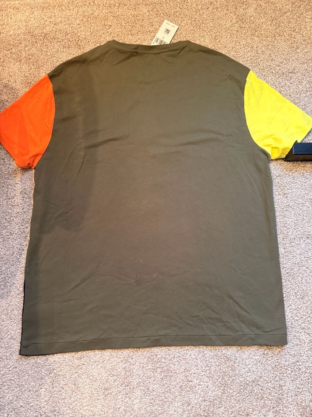 Polo Ralph Lauren Bear Colorblock T Shirt Size L 5
