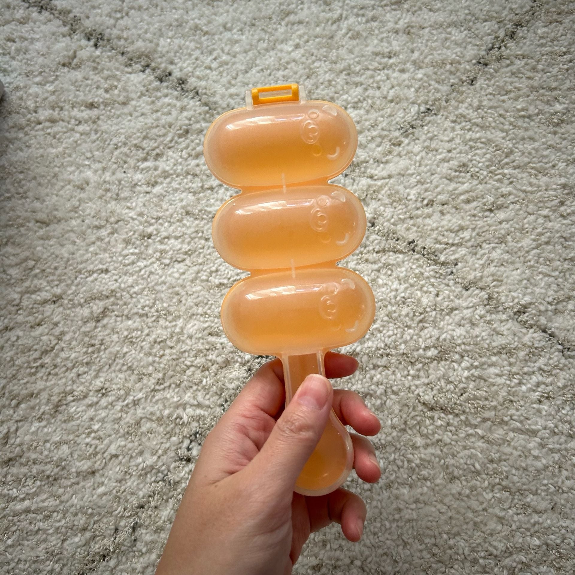 DIY Mini Rice Ball Maker Shaker Mold Orange Kitchen Tool 3