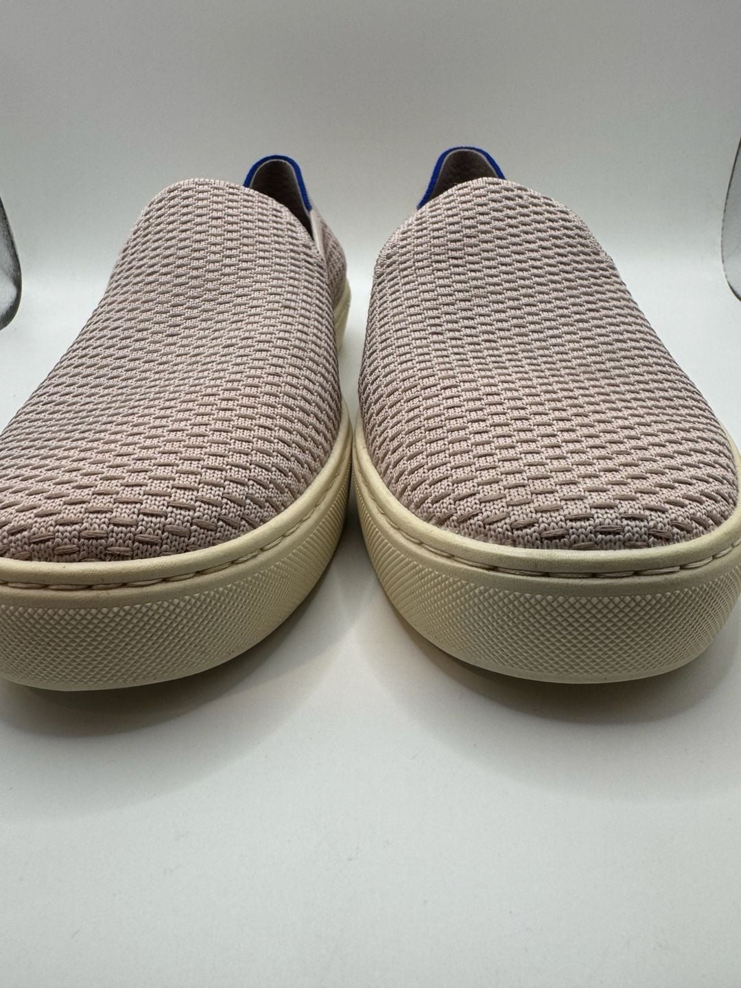 Rothy's Honeycomb Slip On Sneaker Lavender Textile Comfort Shoes 9.5 3