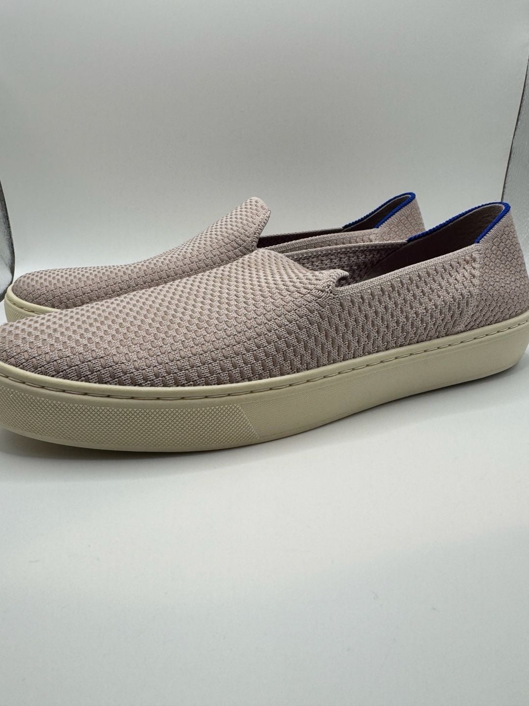 Rothy's Honeycomb Slip On Sneaker Lavender Textile Comfort Shoes 9.5 4