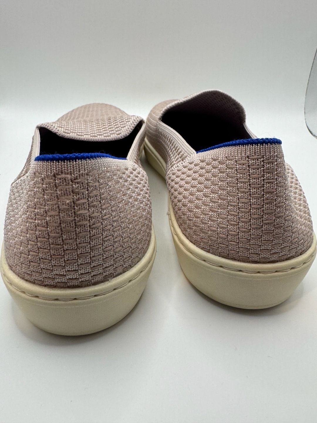 Rothy's Honeycomb Slip On Sneaker Lavender Textile Comfort Shoes 9.5 5