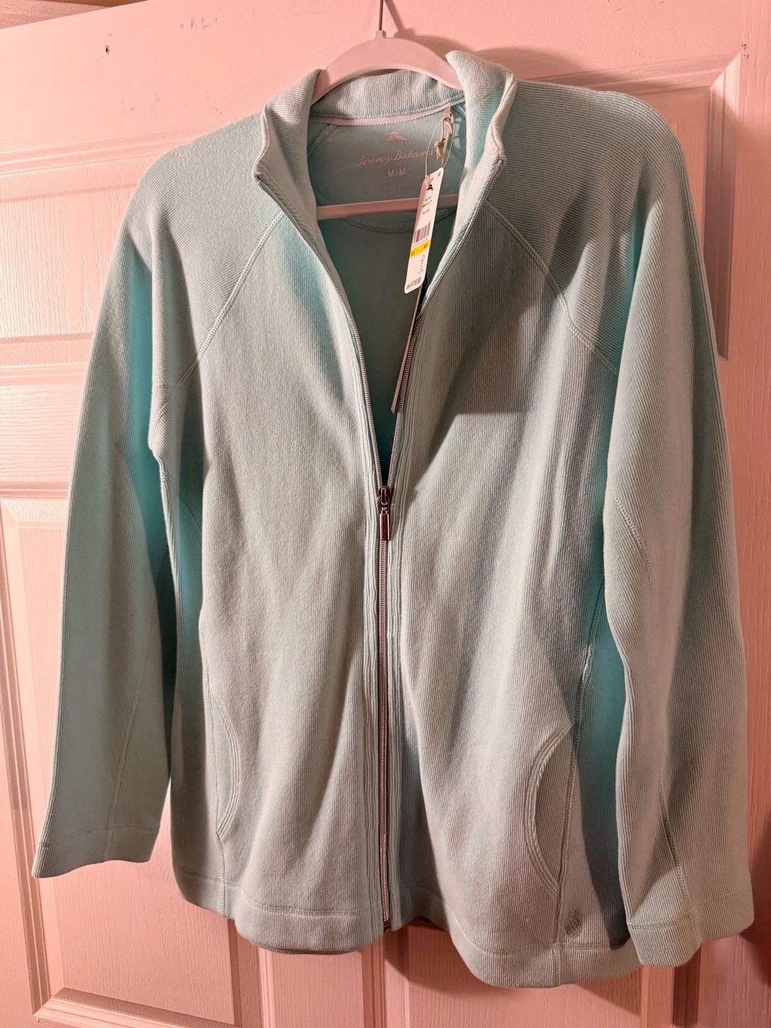 Tommy Bahama Aruba Full Zip Size M Plume Jacket Sweatshirt 2
