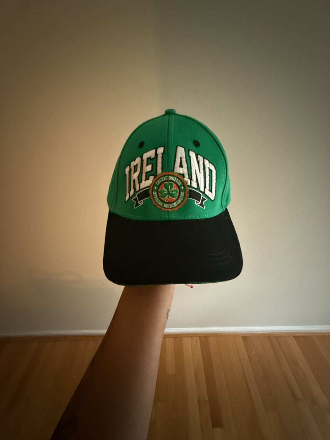 Traditional Craftwear Ireland Baseball Cap Size 59cm Green Black 2
