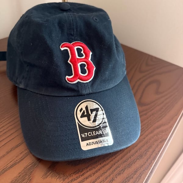 47 Boston Red Sox Clean Up Adjustable Hat OSFA Navy Blue