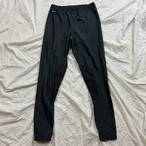 Irideon Riding Tights Black Knee Patch Breeches