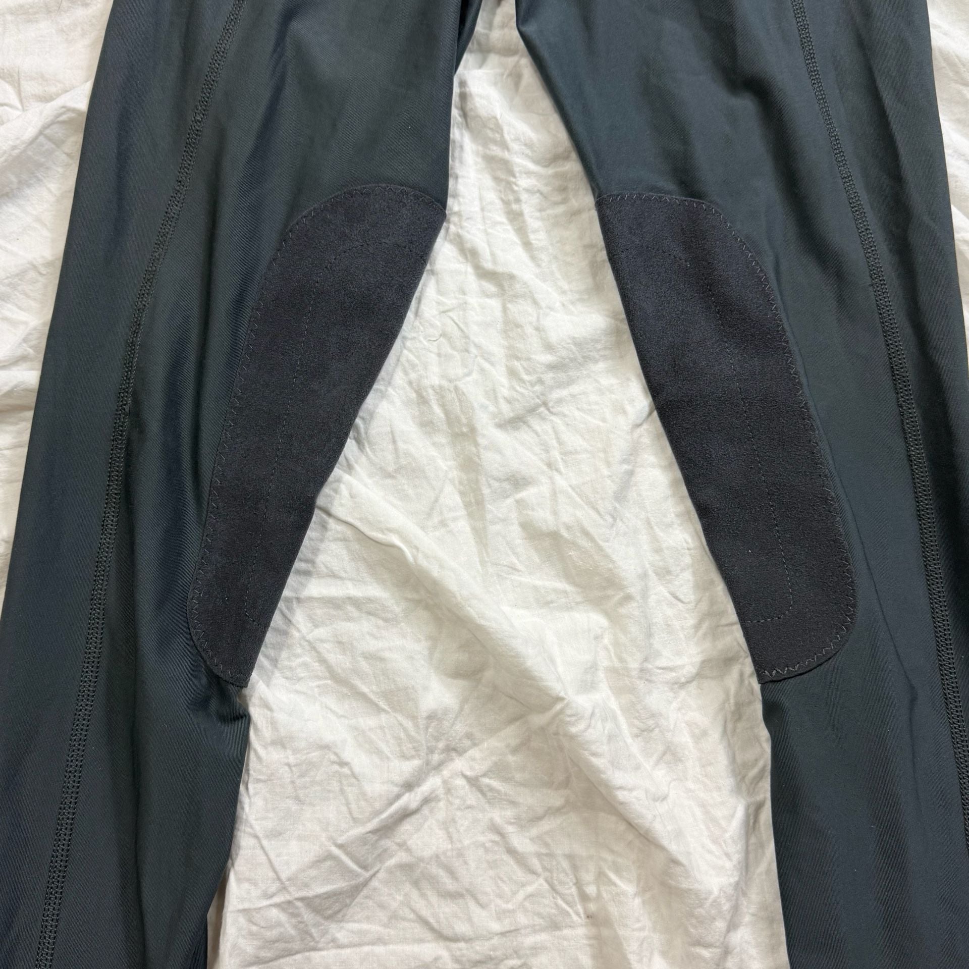 Irideon Riding Tights Black Knee Patch Breeches 3